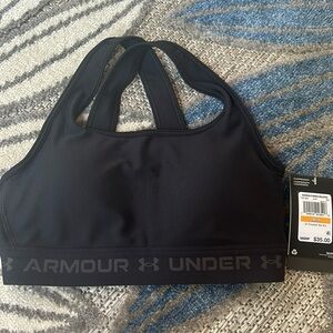 Black Under Armour Sports Bra